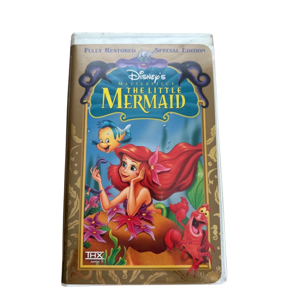 Disney‎ The Little Mermaid VHS Masterpiece Collection Special Edition THX 1998